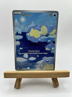 Spheal - 199/191 Surging Sparks #199 (2024) Illustration Rare Holo NM Pokemon - Image 1