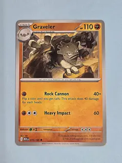 2023 Graveler 75/165 - Scarlet & Violet 151 - NM/MINT Pokemon TCG - Image 1