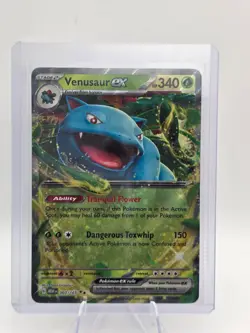 VENUSAUR EX Scarlet & Violet 151 #003/165 Holo Double Rare NM Pokemon - Image 1