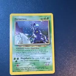 The Pokemon Company Heracross Neo Genesis Unlimited Holo Rare 6/111 [NM] - Image 1