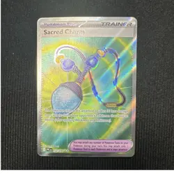 Pokemon Sacred Charm 122/094 Holo Ultra Rare EN Me02: Phantasmal Flames Trainer - Image 1