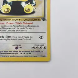 Snorlax 27/64 Jungle HP Rare WOTC Pokemon TCG Vintage Single - Image 5