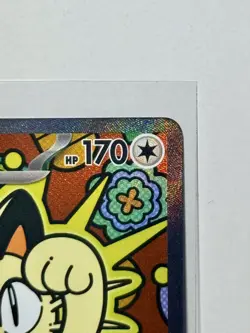 Pokemon TCG Mega Evolutions Perfect Order Meowth EX SIR 121/88 - Image 3
