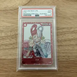 PSA 9 - Premium Card Collection Film Red English 2023 One Piece Op01-005 - Image 1