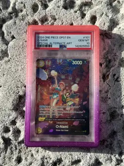 2024 One Piece Op07-500 Years In The Future O-Nami Special Alt Art PSA 10 #101 - Image 1