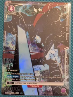 Union Arena TCG Solo Leveling - Igris - UE17BT/SLG-1-028 R* - Alt Art Foil NM - Image 1