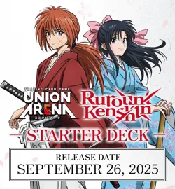 SEALED DISPLAY! 6x Union Arena: Starter Deck Rurouni Kenshin - Image 1