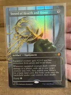 MTG Sword of Hearth and Home Magic TMNT Teenage Mutant Ninja Turtles P 0136 - Image 1