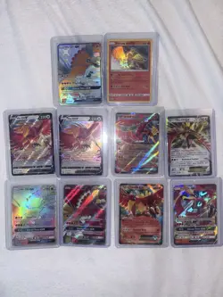 Ho-Oh Pokemon Card Lot GX EX V Shining Ultra Rare Holo Bundle NM 10 Cards - Image 1