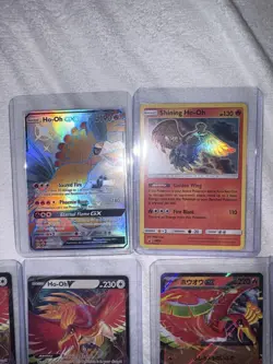 Ho-Oh Pokemon Card Lot GX EX V Shining Ultra Rare Holo Bundle NM 10 Cards - Image 2