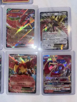 Ho-Oh Pokemon Card Lot GX EX V Shining Ultra Rare Holo Bundle NM 10 Cards - Image 4
