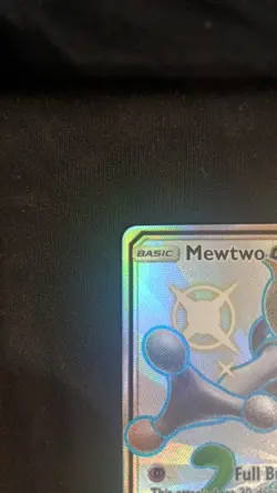 Mewtwo GX SV59/SV94 Hidden Fates Shiny Vault Holo Pokemon Card MP - Image 3