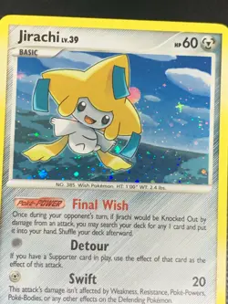 Jirachi 7/111 Holo - Rising Rivals Pokemon Card - LP - Image 3