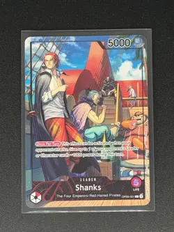 One Piece Shanks Leader Promo Card PSA Magazine Exclusive, OP09-001 - Image 1