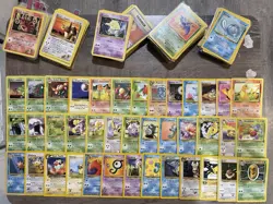 Huge Collection Bulk Lot of 300 Gym Challenge /Team Rocket/Pokemon Cards Vintage - Image 5