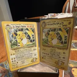 Lt. Surge's Raichu Gym Heroes Holo Lot of 2 English 2000 Card 11/132 - Image 1