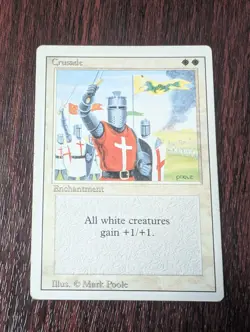 BANNED MTG Magic The Gathering Crusades | Revised Edition 3ED | 1994 | MP - Image 1