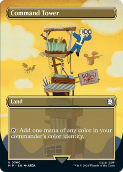Command Tower (Borderless) [Fallout] Near Mint - Image 1