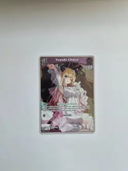 Hololive CCG Enchant Regalia - Yuzuki Choco - hBP05-055 R - FOIL - Image 1