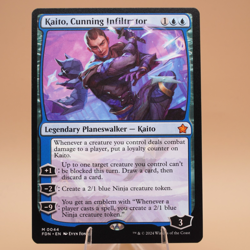 Kaito, Cunning Infiltrator | 44 | Regular | Mythic | Foundations | MTG | 2024 - Image 1