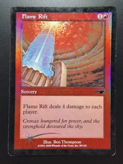 Flame Rift Nemesis Foil magic the gather mtg - Image 1