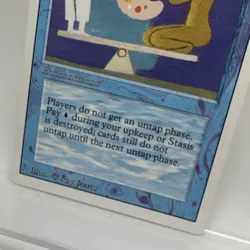 MTG - Stasis Revised Edition Rare Blue Enchantment Cost 1U Regular Fay Jones - Image 3