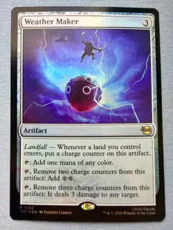 Weather Maker *FOIL* - NM - Teenage Mutant Ninja Turtles MTG TMNT TMT #182 - Image 1