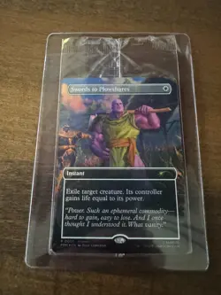 Magic the Gathering MTG Swords to Plowshares (Foil) (PSA Promo) (Sealed) - Image 1