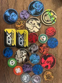 25 Pokemon TCG Official Flip Coins Lot 24 Plastic 1 Metal - Image 2