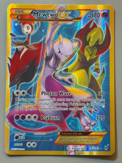 Mewtwo EX 163 / 162 Secret Rare Pokemon TCG XY Breakthrough - Image 1