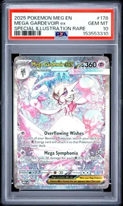 Pokemon Mega Gardevoir ex 178/132 Special Illustration Rare Holo PSA 10 - Image 1