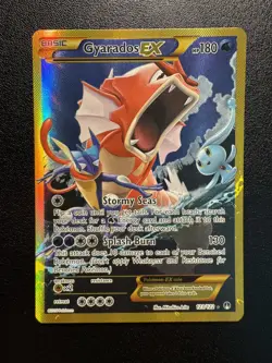 2016 Pokemon Gyrados EX Secret Rare Full Art Holo (123/122) - XY BREAKpoint - Image 1
