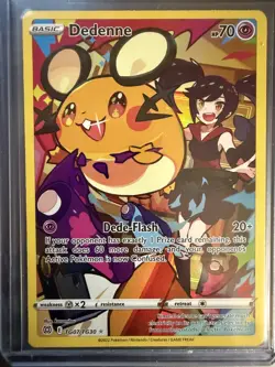 Pokemon TCG Dedenne TG07/TG30 Ultra Rare Brilliant Stars NM/M Condition 2022 - Image 1