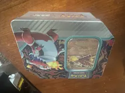 Unopened Pokemon Paldea Partners Tin Skeledirge EX Factory Sealed Brand New - Image 2