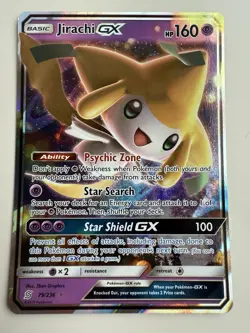 Jirachi GX 79/236 Holo Rare GX Unified Minds Pokemon NM - Image 1