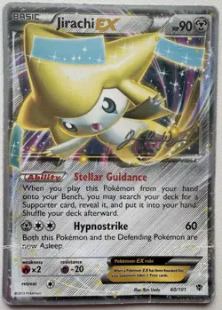Jirachi EX 60/101 World Championships 2015 Basic Non Holo Damaged Pokemon TCG - Image 1