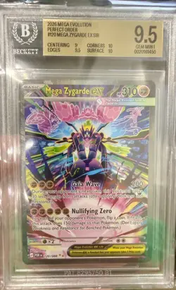 Pokemon TCG Mega Zygarde EX 120/088 SIR BGS 9.5 Perfect Order - Image 1