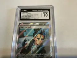 2025 Pokemon PRE EN Ultra Rare #139 Larry's Skill CGC 10 GEM MINT - Image 4