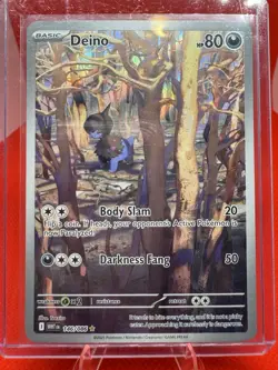 Deino 146/086 SV:White Flare Illustration Rare New MINT Pokemon TCG 2025 - Image 1
