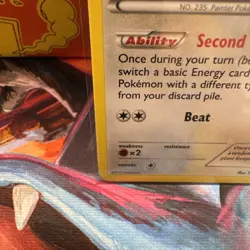 2015 Pokemon Smeargle 123/162 Rare Non-Holo XY - Breakthrough LP - Image 4