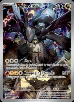 N's Zekrom 031 Holo - Pokemon Ascended Heroes Promo - NM - Image 1