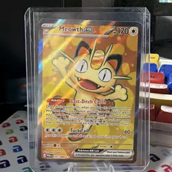 TCG Pokemon Meowth EX 107/088 Perfect Order Ultra Rare Holo EN - Image 3
