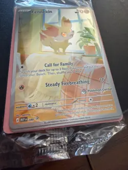 Pokemon Fennekin 080 Pokemon Center Sealed Stamped Promo Chaos Rising - Image 2