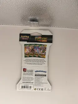 Pokemon Evolving Skies Sleeved ONE Booster Pack (variant random art cover) * - Image 2