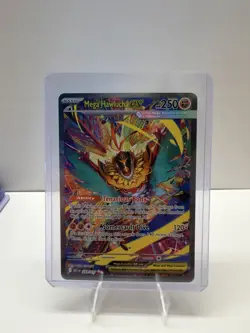 Pokemon TCG Mega Hawlucha EX 283/217 Secret Rare Full Art Holo 250 HP - Image 1