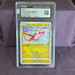 Pokemon CGC 10 Latias 105/172 VSTAR Universe Reverse Holo Japanese 2022 - Image 1