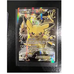 Pokemon Pikachu EX XY124 XY Full Art Promo Holo (Excellent Condition) - Image 1