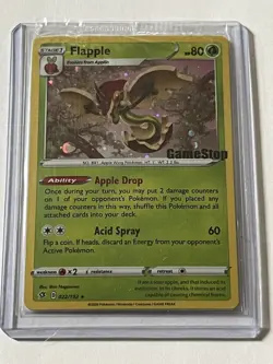 Flapple Gamestop Promo 22 / 192 Pokemon Rebel Clash 2020 Near Mint Holo Sealed - Image 1