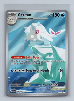 CETITAN 201/191 ILLUSTRATION RARE SURGING SPARKS POKEMON NEAR MINT CETITAN - Image 1