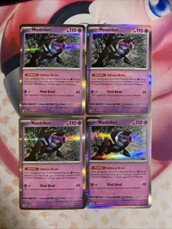 4x Munkidori 044/131 X4 - Prismatic Evolutions - Pokemon TCG - Playset NM - Image 1